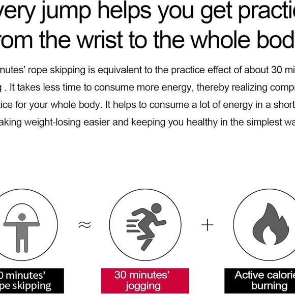 Jump Rope Gym Aerobic Exercise Boxing Skipping Adjustable Bearing Speed Fitness - Picture 6 of 6